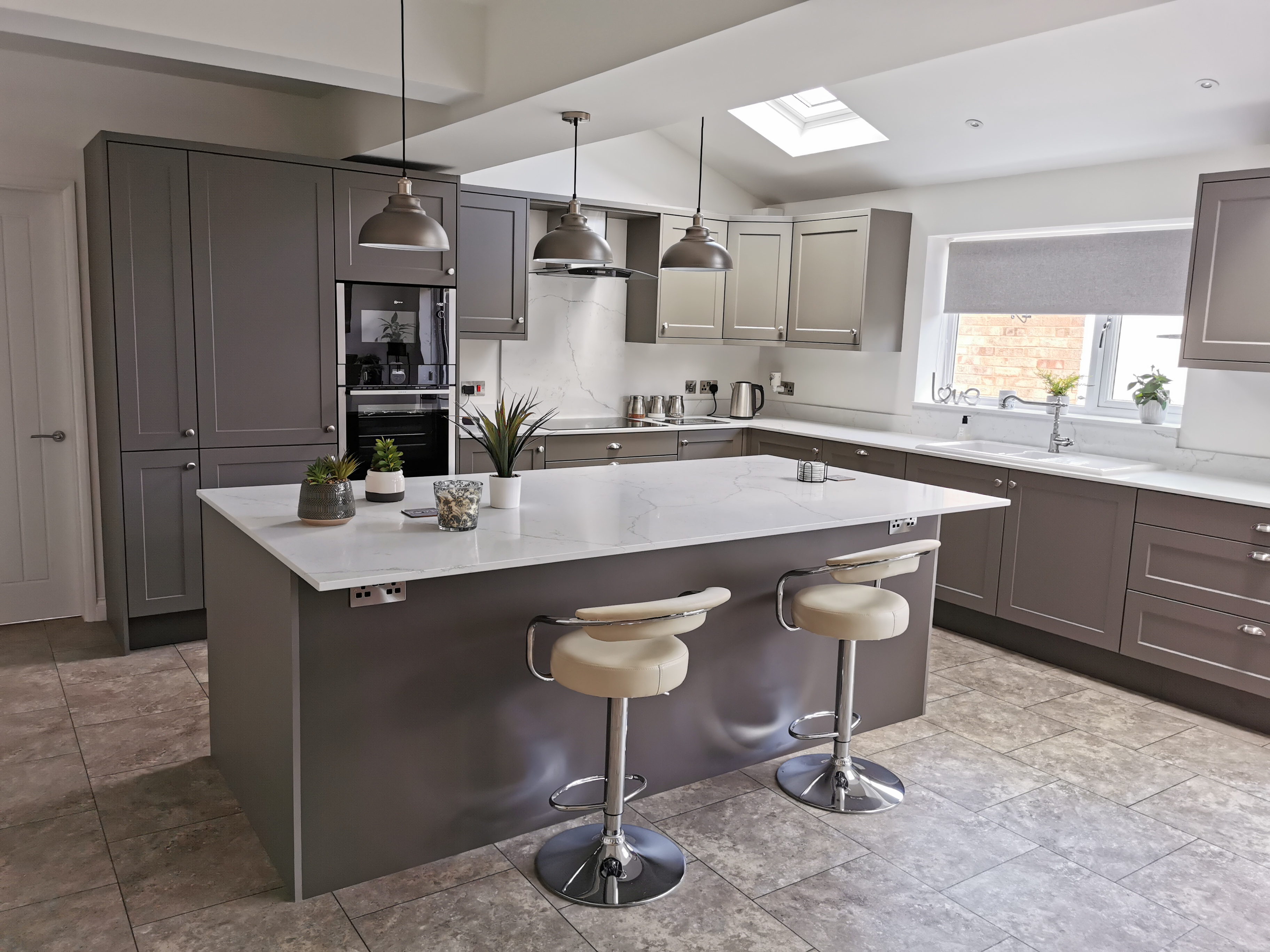 Grey Shaker with Skylight